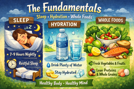 The Fundamentals Sleep Hydration and Whole Foods